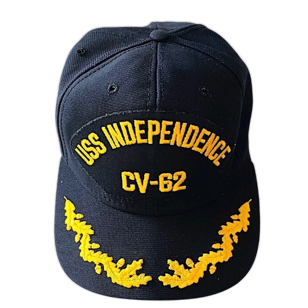 USS Independence Snapback Hat CV 62 US‎ Navy Scrambled Eggs Vintage USA Made